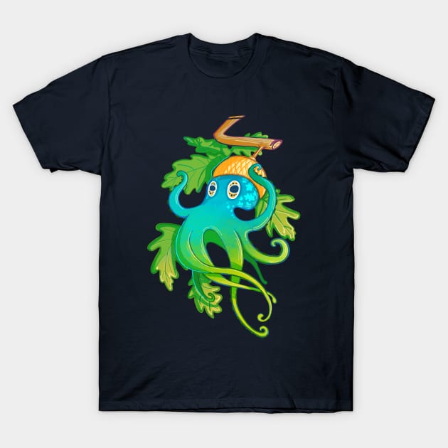 Acorn + Octopus T-Shirt by AshenShop